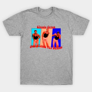 JCVD Van damme Dancing Classic 80's T-Shirt